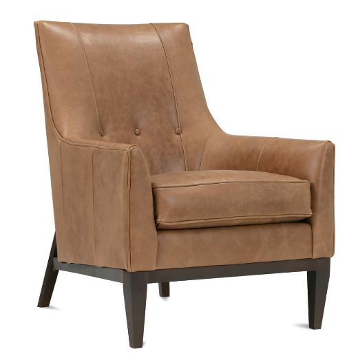 Picture of Thatcher Wood Frame Chair Leather